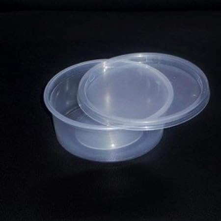 50 x 236 ml recipientes de plástico para microondas con tapa ...