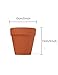 YXMYH 6 Pcs Large Terracotta Pot Clay Pots 5'' Clay Ceramic Pottery Planter Cactus Flower Pots Succulent Pot Drainage Hole- for Indoor/Outdoor Plant Crafts