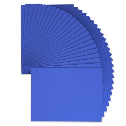 9 x 12 Inch Blue Foam Sheets Crafts, 2mm Thick. 25 Pack Premium Blue Foam Papers Set, for Crafting,DIY Project,Classroom, Scrapbooking, 3D Card Making