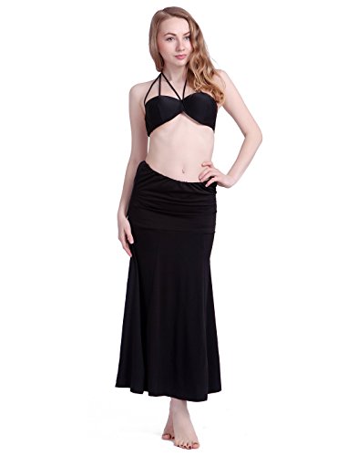 HDE Women's Strapless Mini Dress Summer Sun Beach Skirt Tube Bikini Top Cover Up (Black, Medium)
