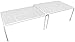 Sorbus Pantry Cabinet Organizers -Features Stackable Expandable Shelves Made of Steel - Ideal for Pantry, Cabinet, Countertop, and Much More in Kitchen/Bathroom (White)