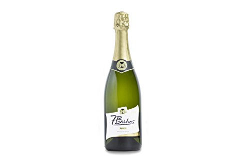 Sket Brut 7 Búhos - Schaumwein - 1 Flasche 750 ml - Kräftiger Sekt - Cava subtil fruchtig - Macabeo und Parellada…
