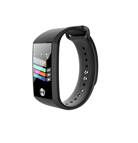 Fitness Tracker,Heart Rate Monitor Smart Watch Smart Bracelet with Blood Pressure and Sleep Monitor(Black)