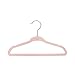 Closet Complete Baby Velvet Hangers, Premium Quality, True-Heavyweight, Virtually-UNBREAKABLE, Ultra-Thin, Space Saving No-Slip, Perfect Size for Babies 0-48 months 360° SPIN, Chrome Hooks, Pink, 25 pc
