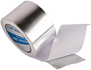 Finico 1.96inch x 164feet Professional Aluminum Foil Tape, Suitable for HVAC, piping, insulation and more
