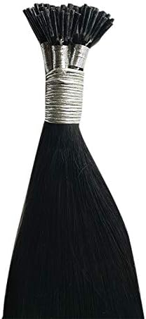 100g 1g/s I-Tip Remy Human Hair Extensions Cold Fusion Hair Pre-bonded Hair Keratin Hair Extensions (20", 1)