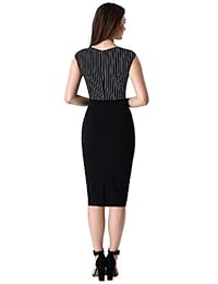 VFSHOW - Vestido elegante con cuello en V para mujer