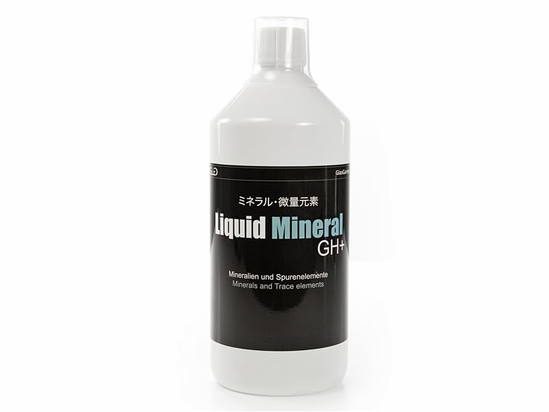 GlasGarten GH+ Liquid Mineral | 1000ml - Specially developed for keeping & breeding shrimps. For neutral aquarium water & remineralisation