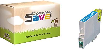 CompAndSave Replacement for Epson Stylus CX5800 Printer Inkjet Cartridge, Epson T060220 Cyan Ink Cartridge