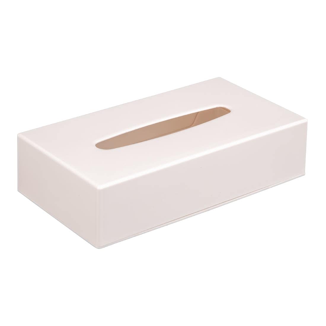 Bolero White Rectangular Tissue Holder - Tissue Cover for Hotel, Restaurant, Office DA606
