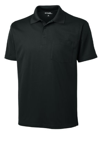Sport-Tek Men's Snag Resistant Sport-Wick Pocket Polo Shirt