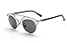 GAMT New Fashion Cateye Polarized Sunglasses For Women Classic Style (Lucency-grey)