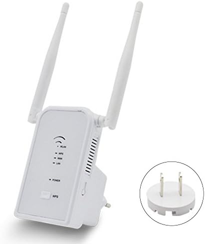WIFI Range Extender, ZIKO 300Mbs Dual Antenna WIFI Signal Amplifier WiFi Router ExtenderDual Band Wireless Router Extender Wireless Repeater Router Wall Plug Smart Mini WiFi Amplifier