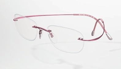 Amazon Com Silhouette Eyeglasses Titan Minimal Art The Must Collection Chassis 7799 Model 7613 Mauve Shadow 48 19 160 Clothing