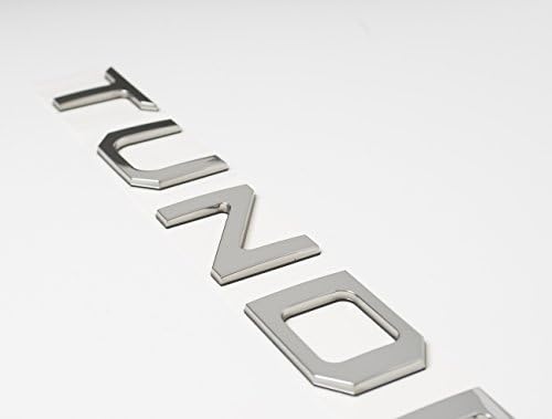 Toyota Tundra Tailgate Insert Letters 2014-2018 Chrome Smooth