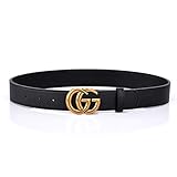 gg Belt For Women G Belts Replica Fake Leather Womens (Belt width 3.8cm, 95cm=Waist 26”-30”)