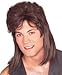 Rubie's Costume Co Men's Brown Mullet Humor Wig, Brown, One Size