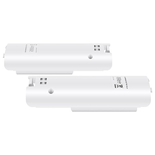 2 Rechargeable+Batteries+Nintendo+Remote+2800mAh+Capacity