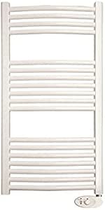 Ducasa radiador toallero eléctrico Curva blanco 50x94cm ...