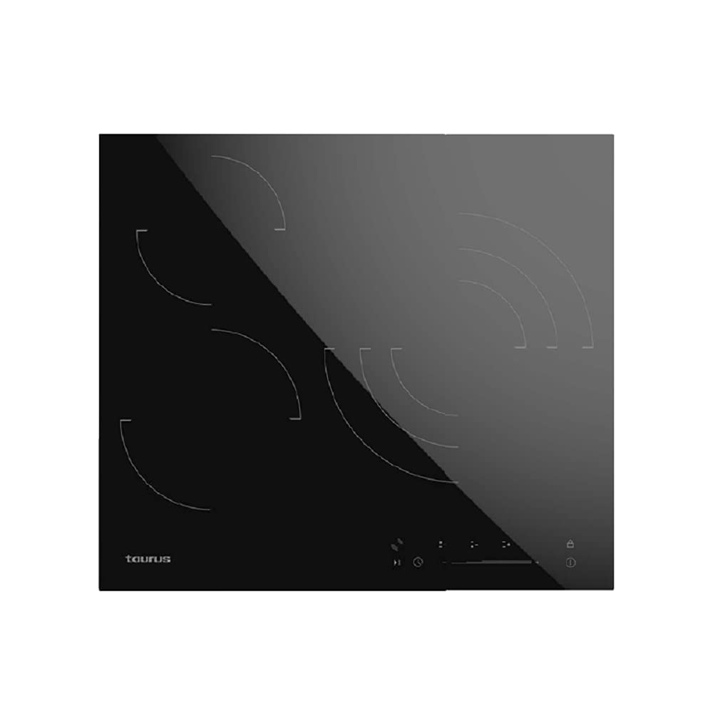 Taurus-V604S-Placa-vitroceramica-6000W-4-zonas-de-calentamiento-9-niveles-de-potencia-control-tactil-deslizante
