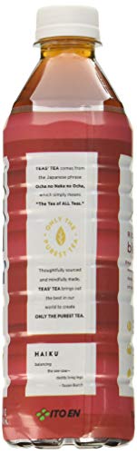 Teas' Tea Unsweetened Organic Black, 16.9 Ounce (pack Of 12)
