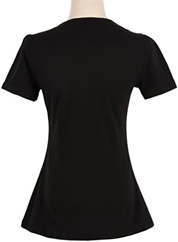 Candow Look Womens 50s Pinup Design Sexy Tops Sweetheart Short Sleeves Vintage Style