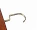 Beech Wooden Pant Skirt Hangers with 2-Adjustable Clips, Retro Finish, 3 Pack