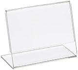 Azar Displays 112737 4" W x 3" H Horizontal