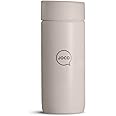 JOCO Cups - 16 oz Insulated Active Flask - Post Consumer Recycled Stainless Steel Thermos - Silicone Lid Straw Integration (Sandstone)