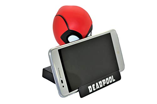 Deadpool Avengers PVC Cell Phone Holder Bobble Head Figure Car Dashboard Office Home Accessories Ultra Detail Doll (Avengers Deadpool)