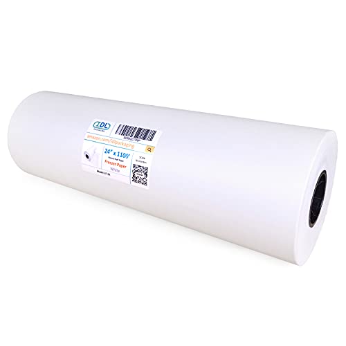 IDL Packaging 24" x 1100' Freezer Paper Roll for Meat and Fish