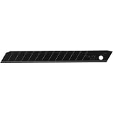OLFA 9mm Ultra-Sharp Black Snap-Off Blades (ABB-50B) - 50 Blades | Japanese tool steel ultra-sharp black, 13 segments, 50-pack, 9mm - Bulk precision cutting - Construction, and Industrial