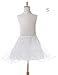 Remedios Kids White 3 Layers Wedding Flower Girl Petticoat/Underskirt/Crinoline,Small / 18-26 Inches, White
