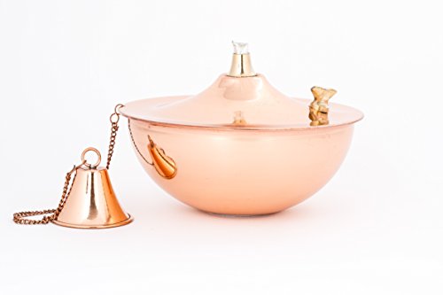 Legends Direct Maui Tabletop, Landscape Torch, Patio Light, Tabletop Lantern, Lighting (Smooth Copper) - Thumbnail 2