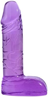 Fetil Realistic Silicone M-ásságer Tool 4.5inch, Big Size Vibe Pl-easure Toys for Women, Waterproof (Purple)
