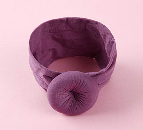 image for DANMY Baby Girl Nylon Headbands Newborn Infant Toddler Hairbands and B