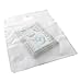 100 Extra Durable 2.5mil 12x15 Clear Merchandise bags Die Cut Handle-Semi-Glossy finish-Anti-Stretch. For Retail store plastic bags, Party favors, Handouts and more by Best Choice (Clear)