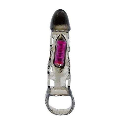 .Ultimate Orgasm Cage Girth Enhancer Extension Sleeve Couple Toy-DJASL10 - Thumbnail 3