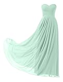 Remedios A-Line Chiffon Bridesmaid Dress Strapless Long Prom Evening Gown