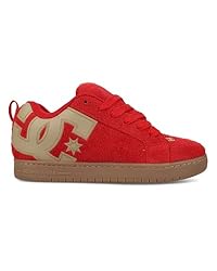 DC Men's Court Graffik SE Skate Sneaker, RED, 13