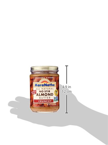 Maranatha Natural Foods 12 Oz Crunchy Almond Butter No Stir - Thumbnail 4