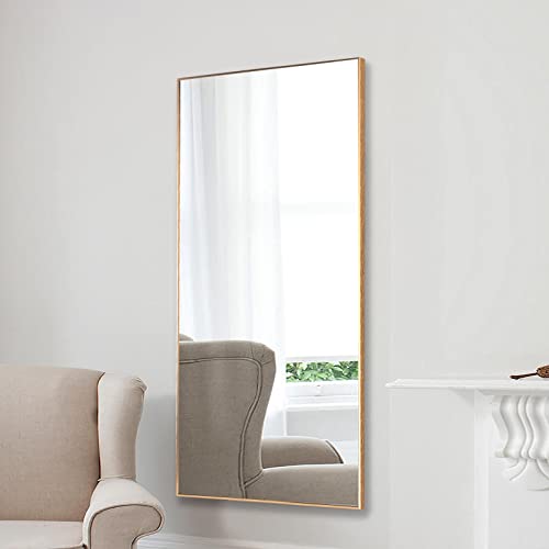CASSILANDO Full Length Mirror 65" × 24", Floor Big Mirror,Standing Mirror, Against Wall for