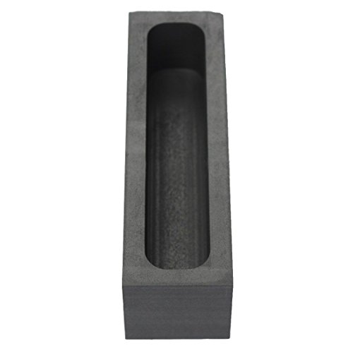 SODIAL(R) 23oz Gold Melting Casting Prod Refining Scrap Purity Graphite Ingot Bar Mold