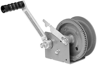 Hand Winch, Spur Gear, Brake, 1200 lb.