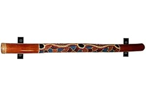 KR Ideas Standard Horizontal Didgeridoo Wall Mount (Made in the USA) (Walnut)