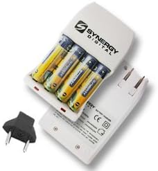 Siemens GIGASET 4015 Cordless Phone Battery and Charger Replacement of 4 AA NiMH 2800mAh Rechargable Batteries, with Charger