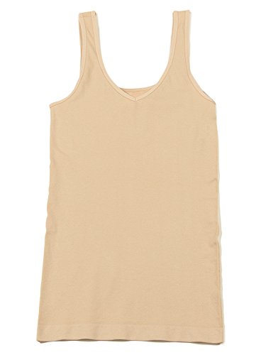 Ellen Tracy Women's Seamless Reversible Camisole, Sunbge, L