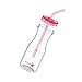 Simple HH Tritan BPA-Free Water Bottle with Straw 33oz Dishwasher-Safe Drinking Tumbler | Extra Wide Mouth w/Easy Twist Lid (Tango Pink)