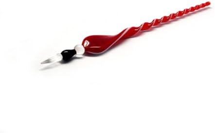 Vintage Handmade Glass SIGNATURE PEN Elegant Crystal dip sign Pen Gift ZB15