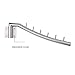 IMEEA Folding Wall Mount Clothes Hanger SUS304 Stainless Steel Swing Arm Holder Clothes Rack with 6 Hooks, Set of 1